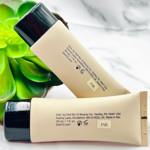 Doll 10 HydraGel Foundation FAIR Shape Full Face Cream Makeup 2Pcs Bundle 1FL - Picture 2 of 7